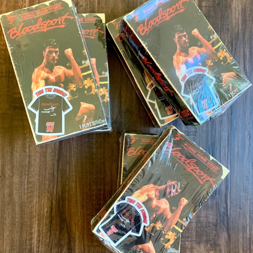 NIB FUNKO HOME VIDEO TEE, BLOODSPORT - Picture 6 of 8